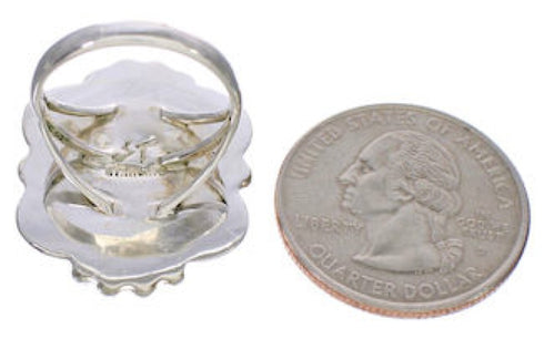 Genuine Sterling Silver Multicolor Jewelry Ring Size 4-3/4 UX33633