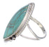 Authentic Sterling Silver Turquoise Jewelry Ring Size 7-1/4 UX33916