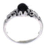 Southwestern Sterling Silver Jet Ring Size 6-1/4 UX34038