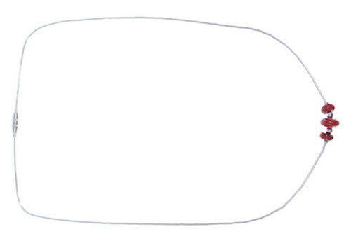 Coral And Liquid Silver Bead Necklace EX33083