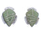 Genuine Sterling Silver And Turquoise Earrings EX31757