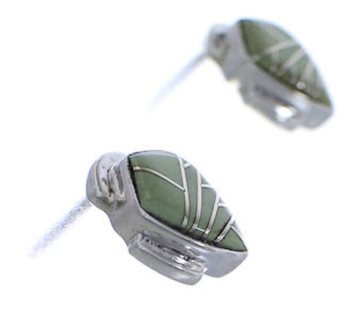 Genuine Sterling Silver And Turquoise Earrings EX31757