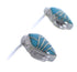 Southwest Turquoise And Silver Earrings EX31770