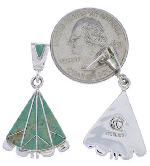 Turquoise And Sterling Silver Earrings EX31809