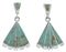 Southwest Turquoise And Sterling Silver Earrings EX31813