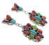Southwest Multicolor And Silver Earrings EX32516
