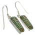 Genuine Sterling Silver Turquoise Inlay Earrings EX32097