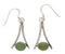 Southwestern Silver And Turquoise Hook Dangle Earrings Jewelry TX26383