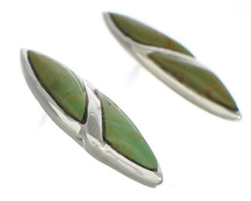 Turquoise Jewelry Sterling Silver Post Earrings TX26408