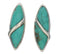 Turquoise Sterling Silver Southwestern Post Earrings Jewelry TX26412