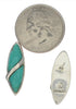 Turquoise Sterling Silver Southwestern Post Earrings Jewelry TX26412