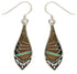 Sterling Silver Multicolor Southwestern Hook Dangle Earrings TX26443