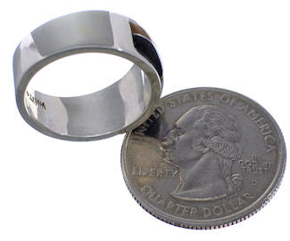 Multicolor Inlay Whiterock Rocky Trails Ring Size 6-3/4 EX43787