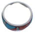 Sterling Silver Multicolor WhiteRock Wild Fire Ring Size 7-1/2 TX43660