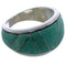 Silver Eagle Valley WhiteRock Turquoise Ring Size 6-1/2 TX43688