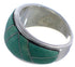 Silver Eagle Valley WhiteRock Turquoise Ring Size 6-1/2 TX43688