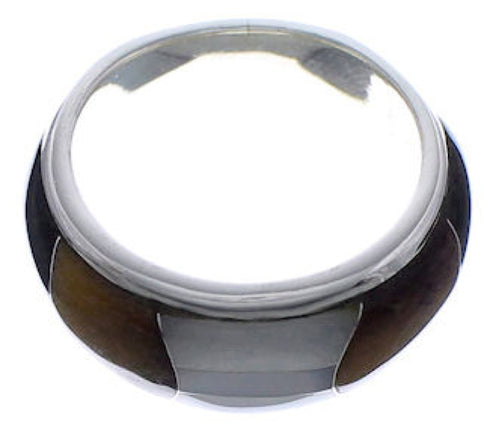 Desert Moon WhiteRock Silver Multicolor Ring Size 6-1/4 TX43909