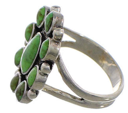 Mojave Turquoise Jewelry Silver Ring Size 5-3/4 PX43865
