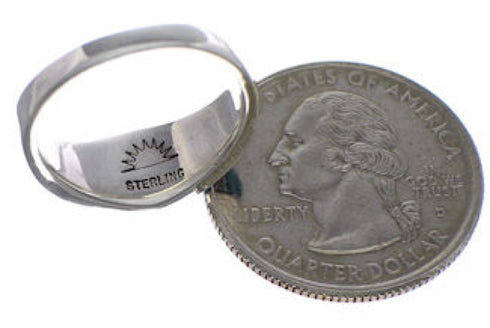 Turquoise And Opal Southwest Sterling Silver Ring Size 7-3/4 CX48421