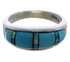 Turquoise Opal Sterling Silver Southwestern Ring Size 4-3/4 CX48435