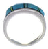 Turquoise Opal Sterling Silver Southwestern Ring Size 4-3/4 CX48435