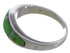 Sterling Silver Mojave Turquoise Opal Southwestern Ring Size 5 CX48441