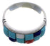 Southwest Multicolor Sterling Silver Ring Size 12-1/4 EX50680