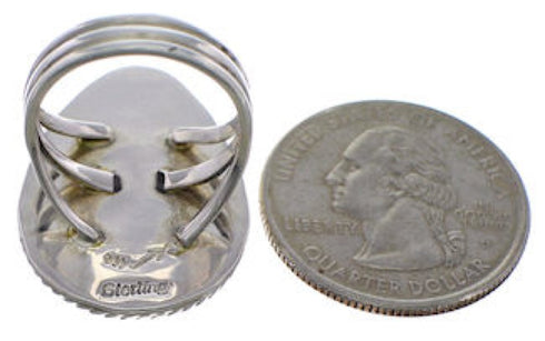 Multicolor Southwest Sterling Silver Ring Size 5-3/4 EX50750