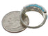 Turquoise Genuine Sterling Silver Southwestern Ring Size 8-3/4 CX52082