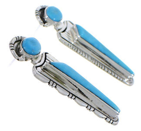 Turquoise Inlay Jewelry Southwest Earrings PX32185