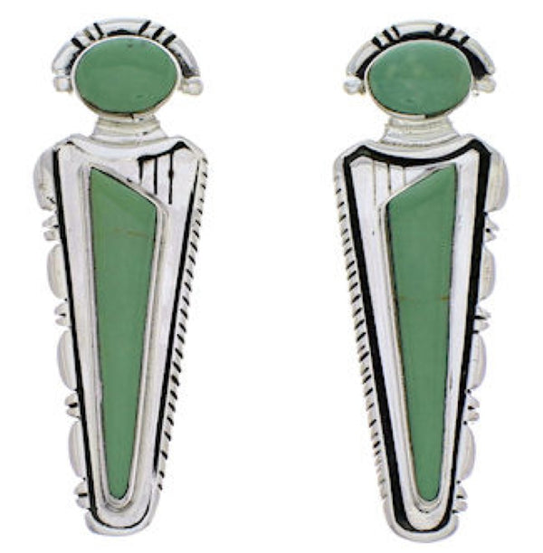 Sterling Silver Turquoise Jewelry Earrings PX32193