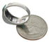 Sterling Silver Turquoise Inlay Ring Size 6-3/4 VX36515