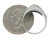 Turquoise Inlay Sterling Silver Jewelry Ring Size 8-1/2 VX36582