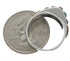 Southwest Sterling Silver Multicolor Inlay Ring Size 5-3/4 VX36616