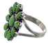 Sterling Silver Southwestern Mojave Turquoise Ring Size 5-1/2 RX106777
