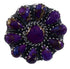 Southwestern Magenta Turquoise Ring Size 6-1/4 EX43879