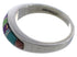 Southwestern Multicolor Inlay Ring Size 6-1/2 EX43889