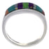 Southwestern Multicolor Inlay Ring Size 6-1/2 EX43889