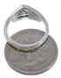 Southwestern Silver Multicolor Ring Size 5 EX43901
