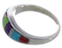Southwestern Multicolor Inlay Ring Size 6 EX43922