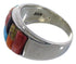Southwestern Multicolor Inlay Ring Size 11-3/4 EX43946