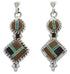 Sterling Silver Multicolor Southwest Post Dangle Earrings FX31054