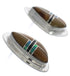 Sterling Silver Multicolor Southwest Post Earrings FX31076