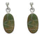 Southwest Jewelry Silver Turquoise Inlay Earrings FX31117