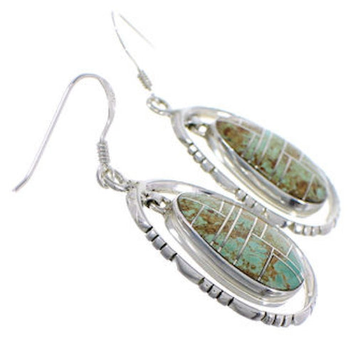 Sterling Silver Southwest Turquoise Earrings FX31870