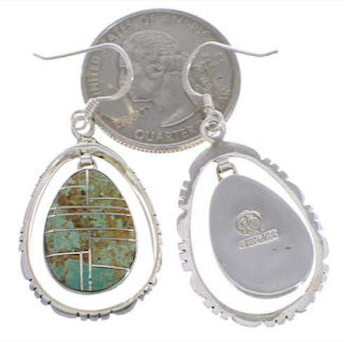 Sterling Silver Southwest Turquoise Earrings FX31870
