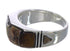 Jewelry Southwest Silver Tiger Eye Multicolor Ring Size 6-3/4 AX37208