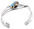 Multicolor Southwestern Silver Cuff Bracelet PX28414