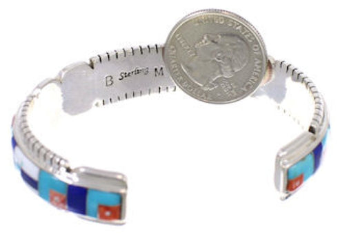 Turquoise Multicolor Jewelry Silver Southwest Cuff Bracelet MX27847