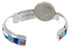 Turquoise Multicolor Jewelry Silver Southwest Cuff Bracelet MX27847